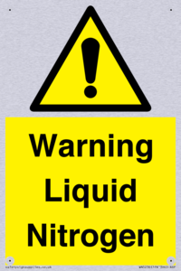 Liquid Nitrogen Warning